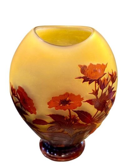 Emile Gallé "Cerisier Du Japon" Vase