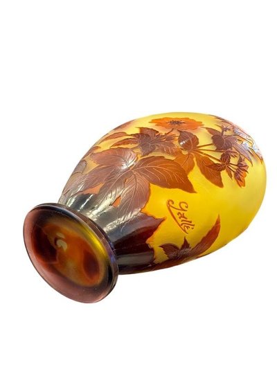 Emile Gallé "Cerisier Du Japon" Vase