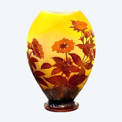 Emile Gallé "Cerisier Du Japon" Vase
