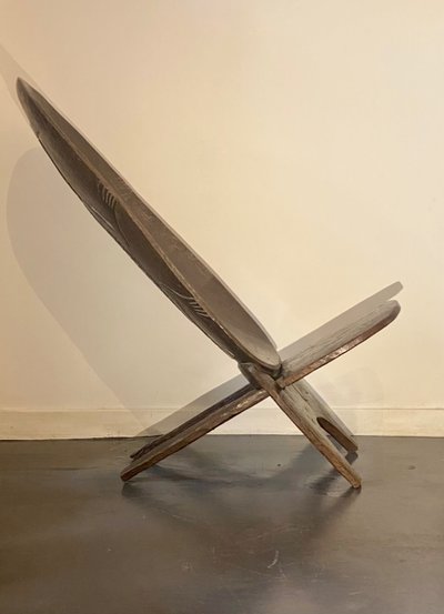Chaise à palabres SENOUFO gravée 