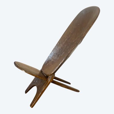 Chaise à palabres SENOUFO gravée 