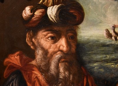 Porträt des Alchemisten Hermes Trismegistos, Flämischer Manierist des 17. Jahrhunderts