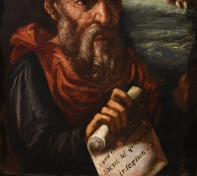 Porträt des Alchemisten Hermes Trismegistos, Flämischer Manierist des 17. Jahrhunderts