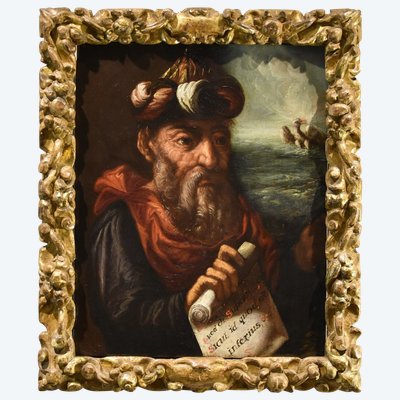 Porträt des Alchemisten Hermes Trismegistos, Flämischer Manierist des 17. Jahrhunderts