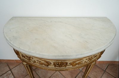 Antike Konsole im Stil Louis XVI Neapel, 19. Jahrhundert.