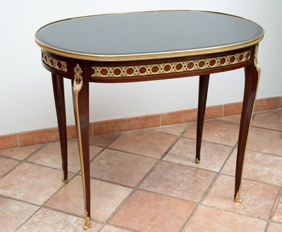 Alter Tisch Napoleon III, Frankreich, 19. Jahrhundert.