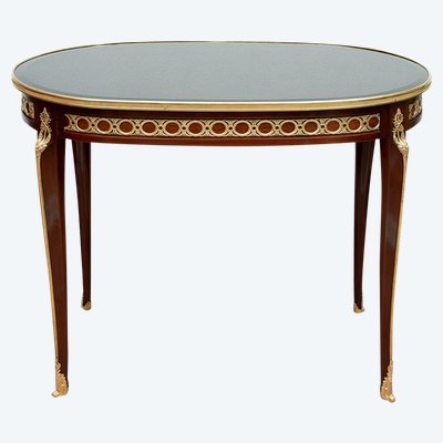 Alter Tisch Napoleon III, Frankreich, 19. Jahrhundert.