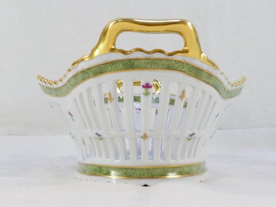 LIMOGES HAVILAND Dekor Vieux Paris Tafelaufsatz Korb Paniere