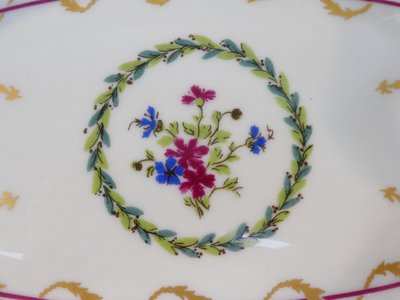 LIMOGES HAVILAND Dekor Vieux Paris Tafelaufsatz Korb Paniere