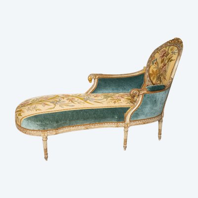 Dormeuse Ancienne Napoleon III, Frankreich, 19. Jahrhundert.