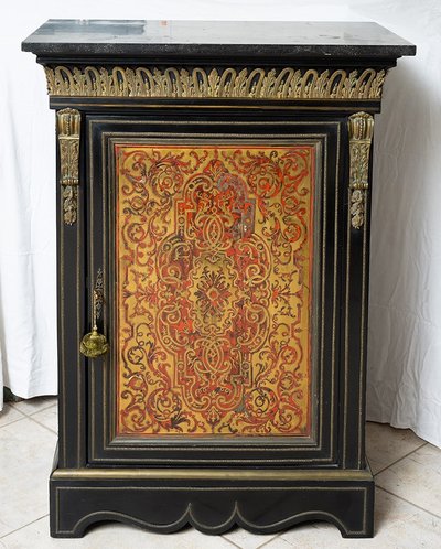 Antique Napoleon III France 19th century Boulle-style sideboard.