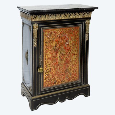 Antique Napoleon III France 19th century Boulle-style sideboard.