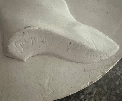 Medaglione in gesso del Conte di Chambord