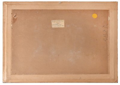 Julien Jacques LECLERC (1887-1972) "Akt mit schwarzer Spitze" Pastellmalerei