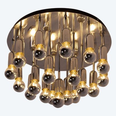 Atomic" Sciolari-style ceiling light.