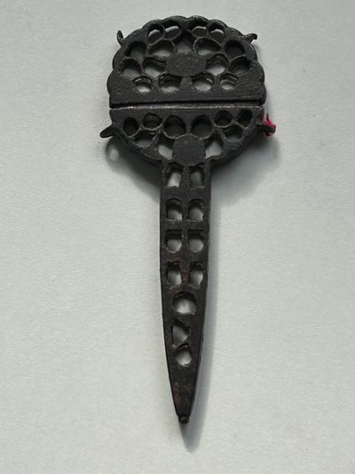 Scherenetui Schmiedeeisen durchbrochen - Frankreich XVII.