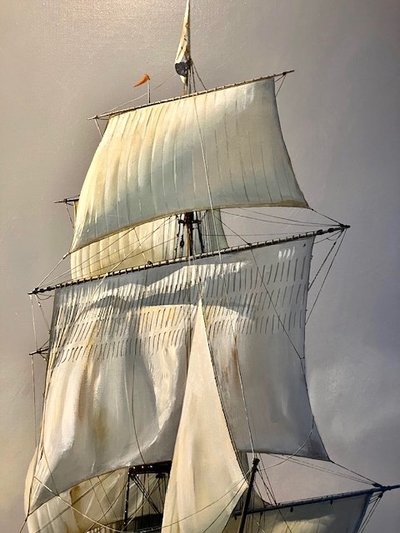 L'Hermione en Seine von Dirk Verdoorn