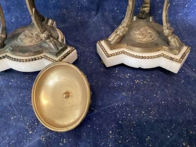 Paar Cassoletten mit Parfümbrenner