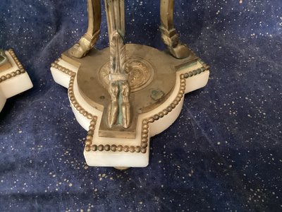 Paar Cassoletten mit Parfümbrenner