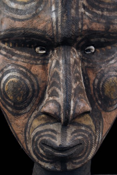 Figure crochet, Oceanian art, tribal art, Papua New Guinea, Oceania, 109 x 29 cm