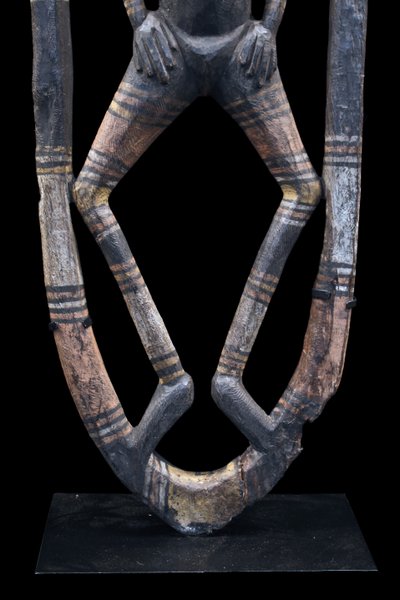 Figure crochet, Oceanian art, tribal art, Papua New Guinea, Oceania, 109 x 29 cm