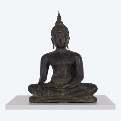 Buddha Shakyamuni in bronzo
