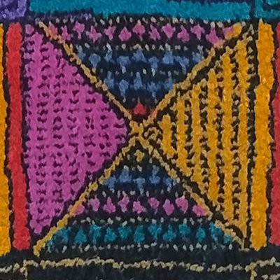 Magnifique tapis géométrique en laine italienne des années 1980 par Missoni pour T&J Vestor