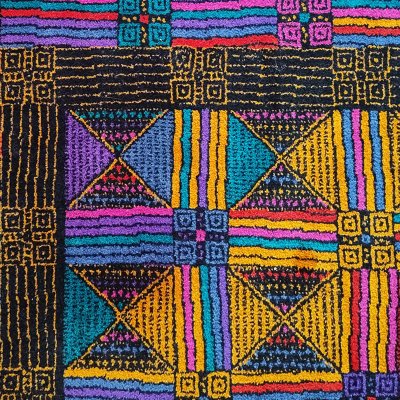 Magnifique tapis géométrique en laine italienne des années 1980 par Missoni pour T&J Vestor
