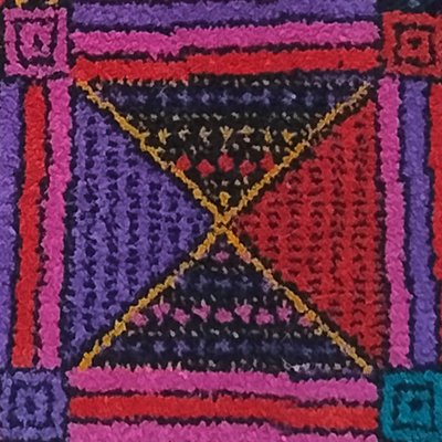 Magnifique tapis géométrique en laine italienne des années 1980 par Missoni pour T&J Vestor