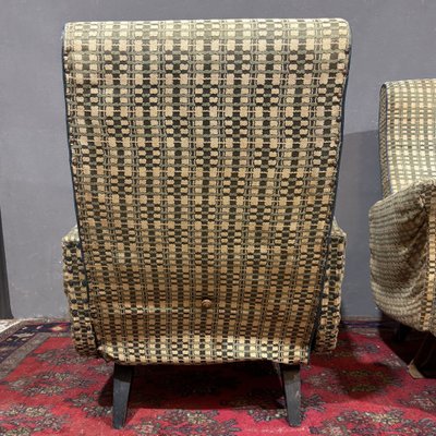 Pair of 1950s design armchairs
