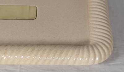 Ceramic serving tray - Tommaso Barbi, Italy, 1960s