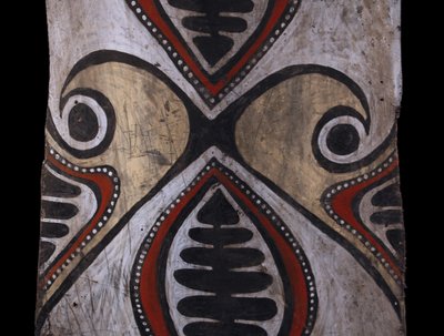Bemalte Rinde, Stammeskunst, Ozeanische Kunst, Ozeanien, Papua-Neuguinea, 105 x 43 cm