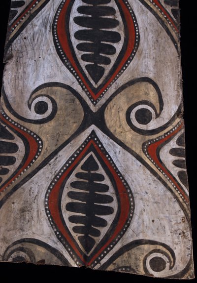 Bemalte Rinde, Stammeskunst, Ozeanische Kunst, Ozeanien, Papua-Neuguinea, 105 x 43 cm