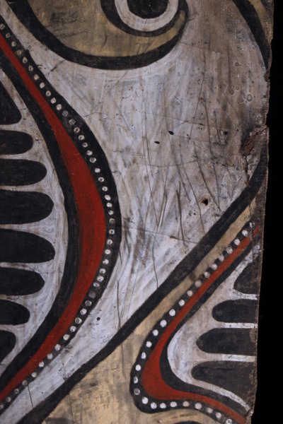 Bemalte Rinde, Stammeskunst, Ozeanische Kunst, Ozeanien, Papua-Neuguinea, 105 x 43 cm