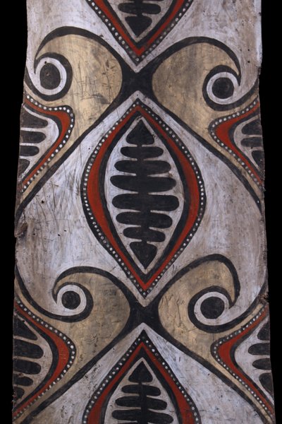 Bemalte Rinde, Stammeskunst, Ozeanische Kunst, Ozeanien, Papua-Neuguinea, 105 x 43 cm