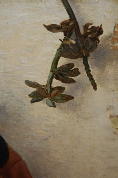 Giovane venditrice di verdure e il suo bambino , E.CHARLET, 1877?