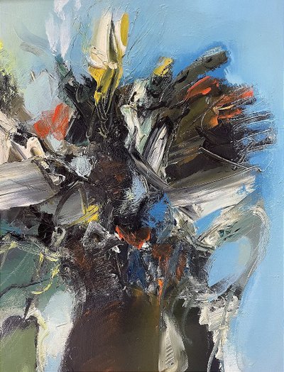 Jordi Bonas (1937-2017), Gemälde "Bouquet d'automne" aus den 1970er Jahren.