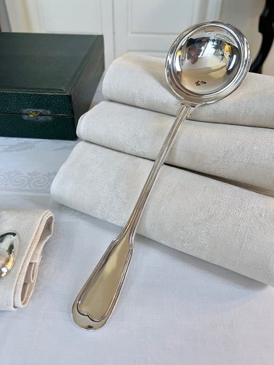 Set completo di 37 pezzi in metallo argentato - Posate - Set regalo