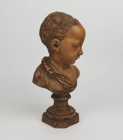 Busto di bambino in terracotta di Germain Pilon