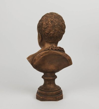 Busto di bambino in terracotta di Germain Pilon