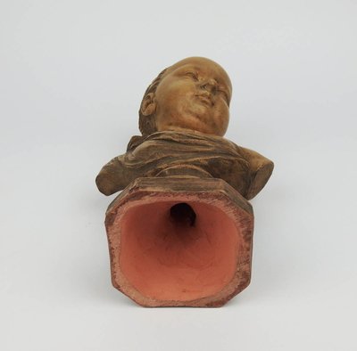 Busto di bambino in terracotta di Germain Pilon