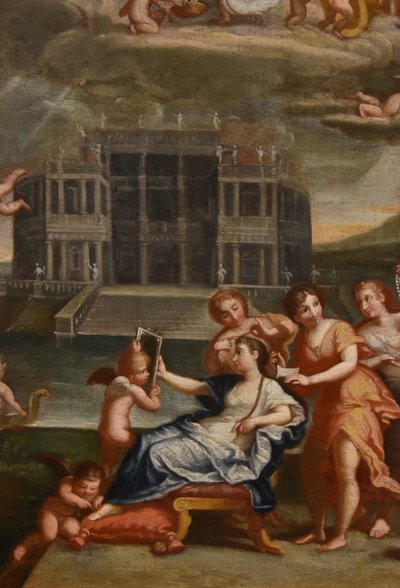 La Toeletta di Venere, Francesco Albani (Bologna 1578 - 1660) Seguace di