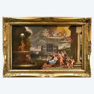 La Toeletta di Venere, Francesco Albani (Bologna 1578 - 1660) Seguace di