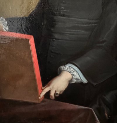 Large portrait of an 18th century prelate