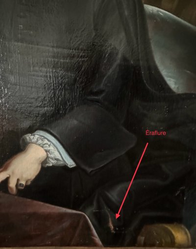 Large portrait of an 18th century prelate
