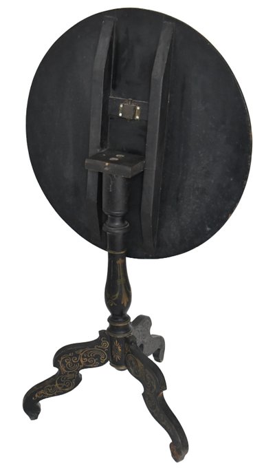 Tavolo con piedistallo d'epoca Napoleone III