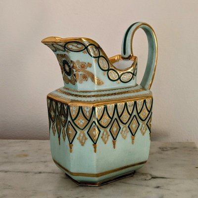 Paris, Restoration period - porcelain milk jug - troubadour, à la cathédrale