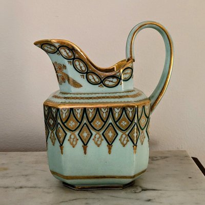 Paris, Restoration period - porcelain milk jug - troubadour, à la cathédrale