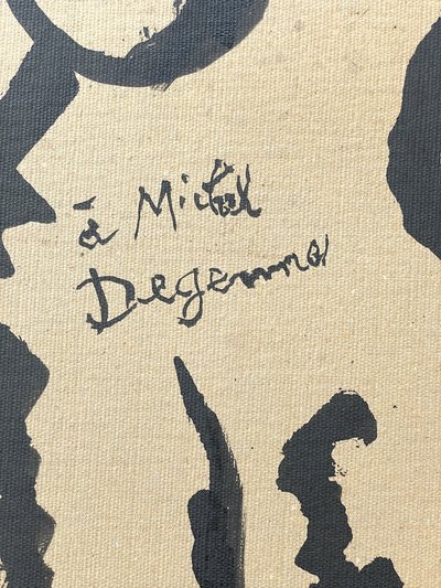 Gaston CHAISSAC dessin original à l’encre de chine 