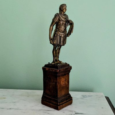 Italy, late 18th century - Emperor Augustus standing - bronze Grand Tour